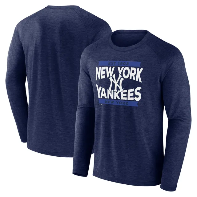 Lids New York Yankees Fanatics Branded Pressbox Long Sleeve T-Shirt - White