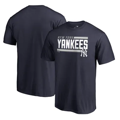 New York Yankees Fanatics Branded Onside Stripe T-Shirt - Navy