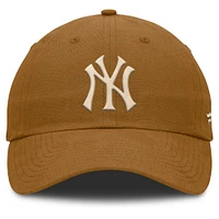 Casquette ajustable Fanatics Brown New York Yankees Act Natural Chopper pour homme