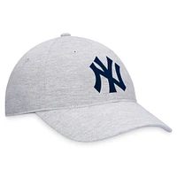 Men's Fanatics Gray New York Yankees Logo Adjustable Hat