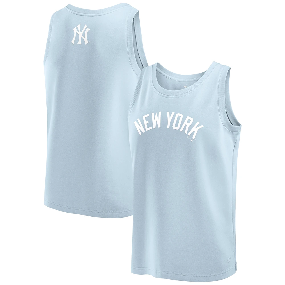 Men's Fanatics Light Blue New York Yankees Elements Tank Top