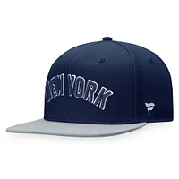 Men's Fanatics Navy/Gray New York Yankees Fundamental Two-Tone Fitted Hat