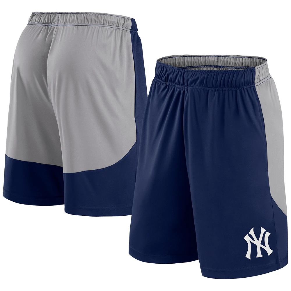 Short Go Hard New York Yankees Fanatics pour hommes bleu marine/gris