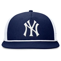 Casquette snapback Fanatics bleu marine/blanc pour homme des Yankees de New York Clubhouse Change Up