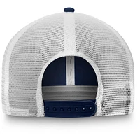 Casquette réglable de camionneur non structurée Fanatics pour hommes, bleu marine/blanc, New York Yankees Team Core