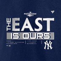 Fanatics Navy New York Yankees 2022 AL East Division Champions Locker Room Big & Tall T-shirt pour hommes