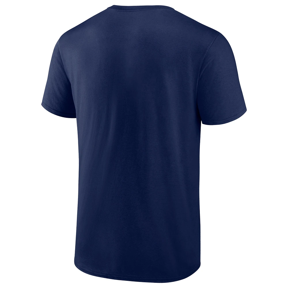 T-shirt fanatique bleu marine pour homme New York Yankees 2024 MLB Postseason Vestiaire