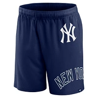 Fanatics pour hommes, bleu marine, New York Yankees Clincher - Short