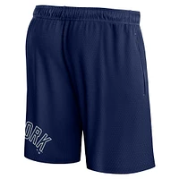 Fanatics pour hommes, bleu marine, New York Yankees Clincher - Short