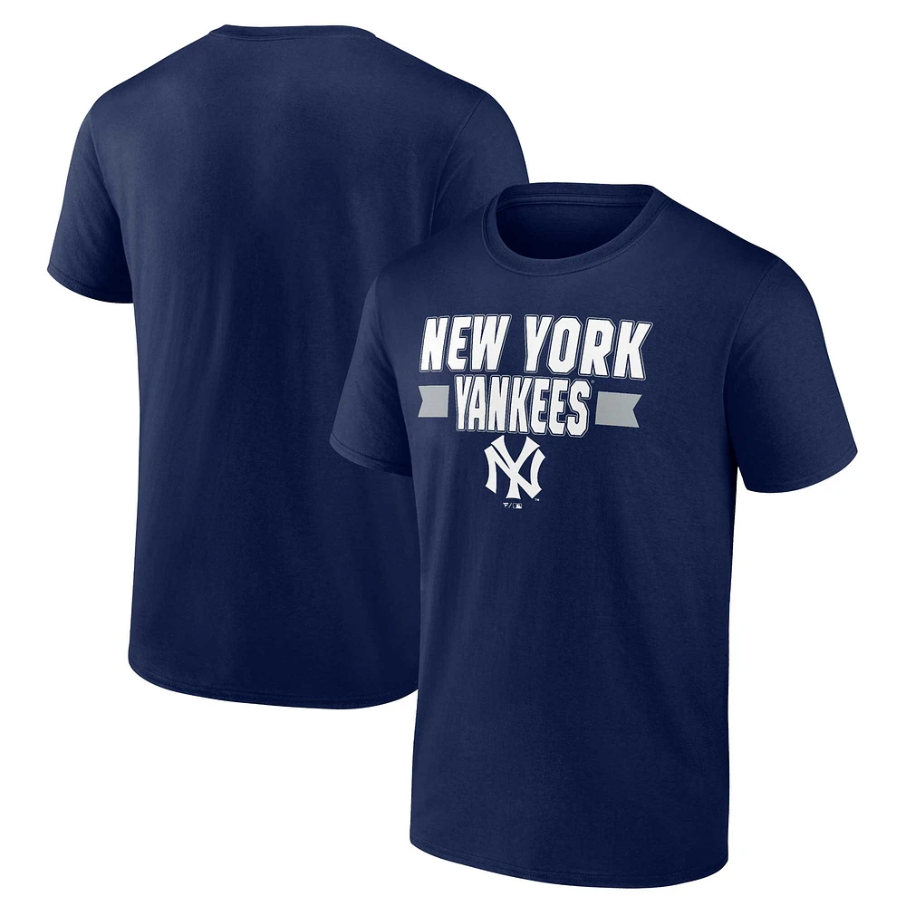 T-shirt bleu marine Fanatics pour hommes des Yankees de New York Close Victory