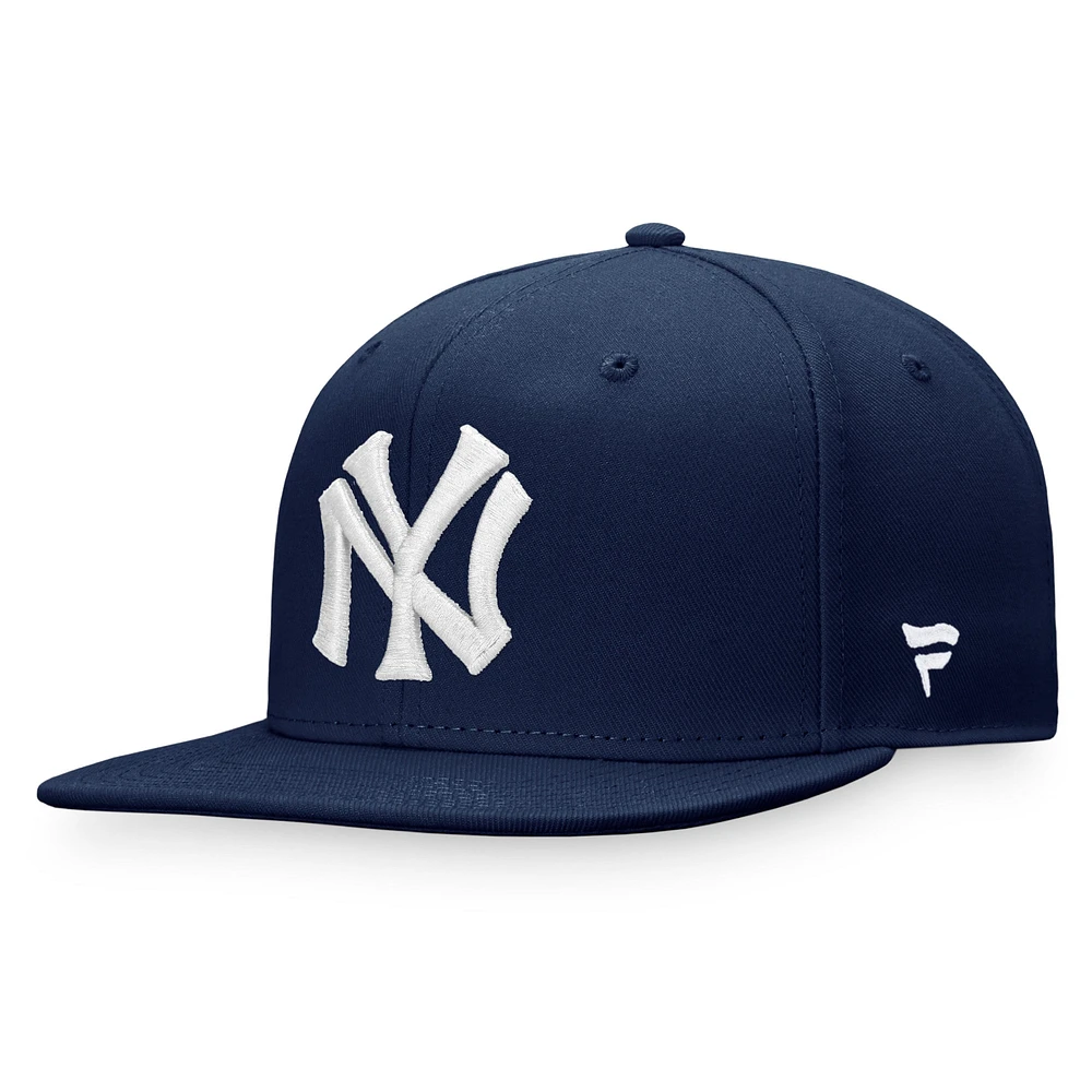 Men's Fanatics Navy New York Yankees Cooperstown Collection Core Snapback Hat