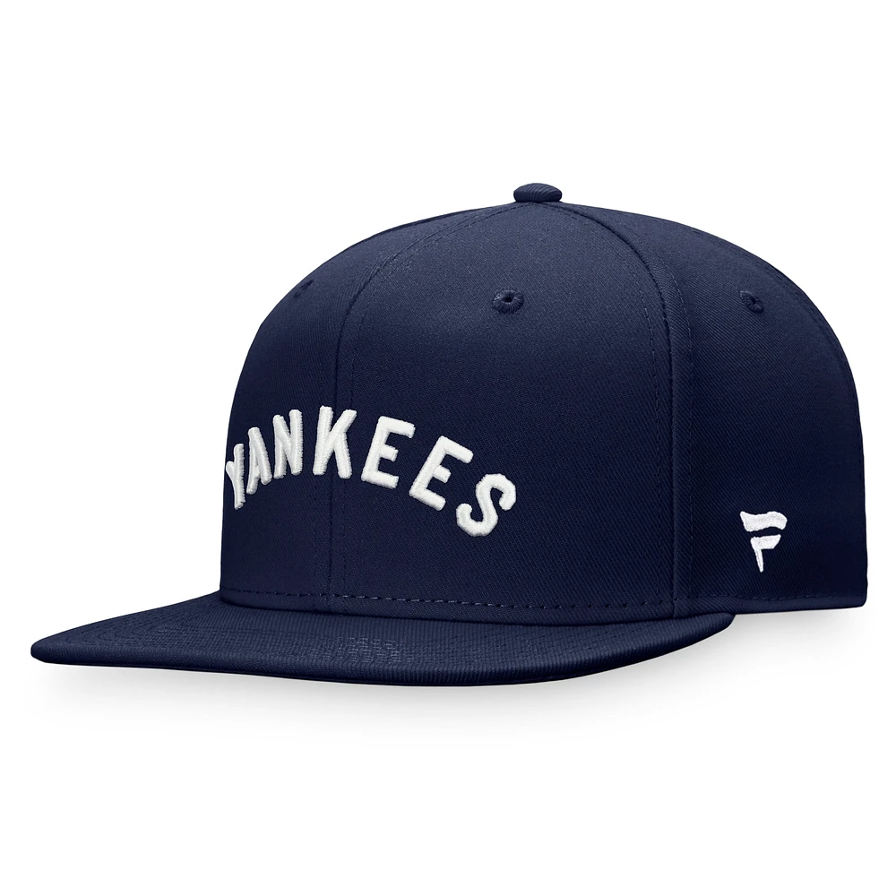 Casquette ajustée Fanatics Navy New York Yankees Cooperstown Collection pour hommes