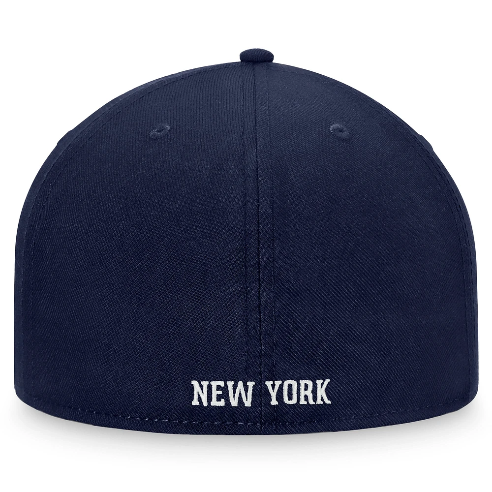 Casquette ajustée Fanatics Navy New York Yankees Cooperstown Collection pour hommes