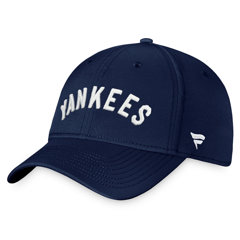 Casquette New York Yankees Cooperstown Core Flex Fanatics pour hommes, bleu marine