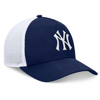 Casquette réglable bleu marine New York Yankees Fundamental A-Frame pour hommes