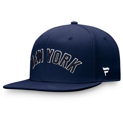 FBC YANKEE NAVY MLB CORE PLAT BRIM FIT CAN HATMENHIC