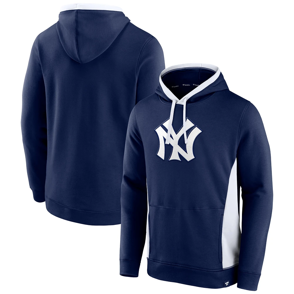 Sweat à capuche True Classics Fanarama pour homme de la marque Fanatics Navy New York Yankees