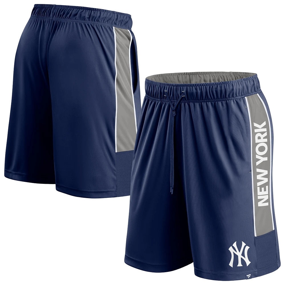 Men's Fanatics Navy New York Yankees Win the Match Defender Shorts