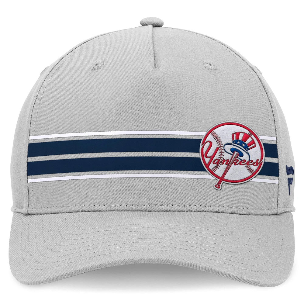 Casquette réglable à cadre en A Foul Ball Fanatics Stone New York Yankees pour hommes