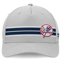 Casquette réglable à cadre en A Foul Ball Fanatics Stone New York Yankees pour hommes