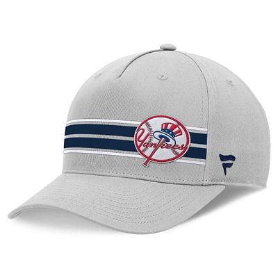 Men's Fanatics Stone New York Yankees Foul Ball A-Frame Adjustable Hat