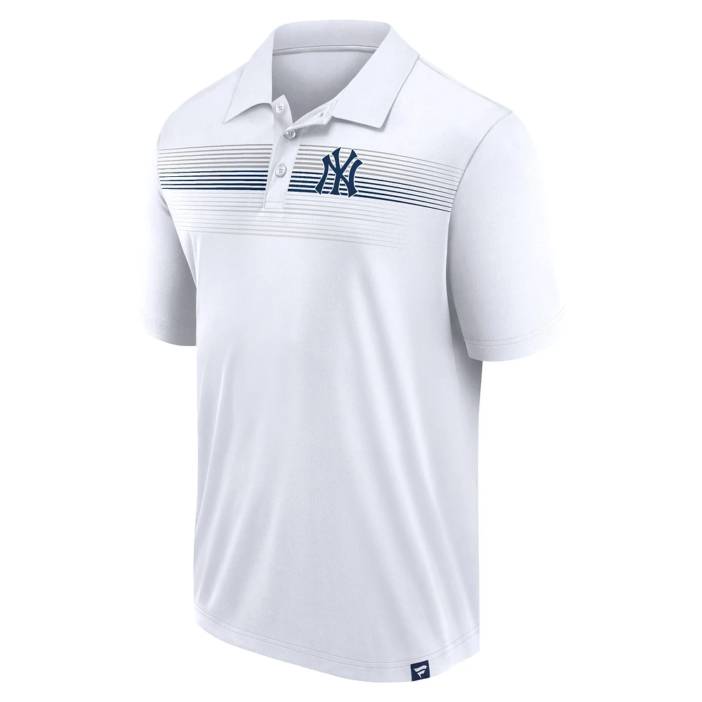 Polo blanc Big & Tall Victory For Us Interlock des Yankees de New York Fanatics pour hommes