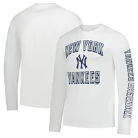 Men's Fanatics White New York Yankees Long Sleeve T-Shirt