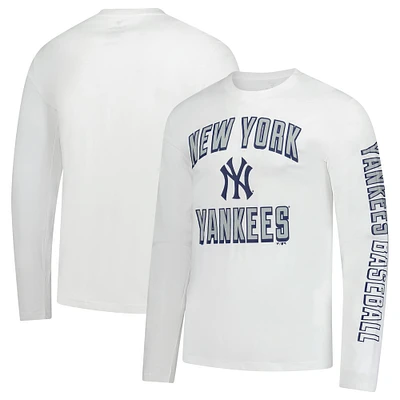 Men's Fanatics White New York Yankees Long Sleeve T-Shirt