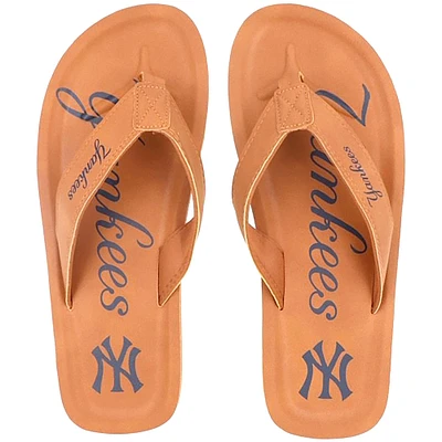 FOCO New York Yankees, sandales à tongs colorées pour hommes