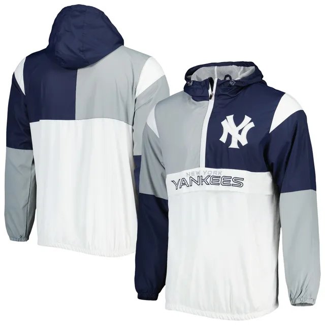 GIII Men Half-ZIP New York Giants Dry Fit Lightweight Athletic Hoodie