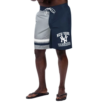 Men's G-III Sports by Carl Banks Navy New York Yankees Anchor Swim Trunks