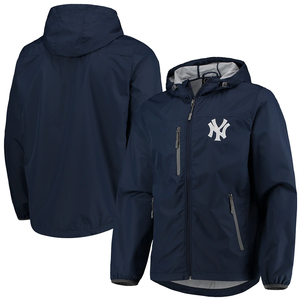 Veste à capuche légère Double Play New York Yankees G-III Sports by Carl Banks pour homme, bleu marine