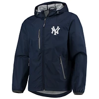 Veste à capuche légère Double Play New York Yankees G-III Sports by Carl Banks pour homme, bleu marine