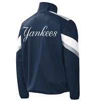 Men's G-III Sports by Carl Banks Navy New York Yankees Earned Run Full-Zip - Track Jacket