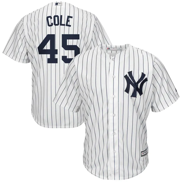 Men's Nike Gerrit Cole Gray New York Yankees Road 2020 Replica Player Jersey