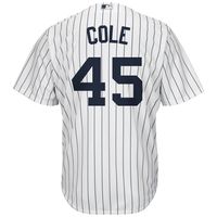 Men's Gerrit Cole White/Navy New York Yankees Big & Tall Replica