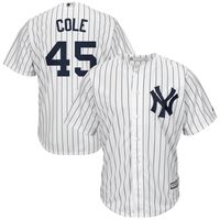 Men's Gerrit Cole White/Navy New York Yankees Big & Tall Replica Player Jersey