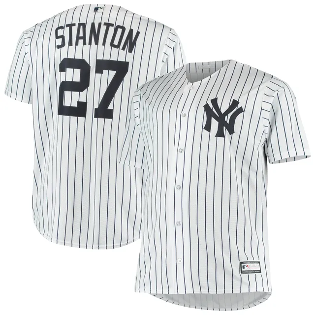 Lids Giancarlo Stanton New York Yankees Big & Tall Replica Player Jersey -  White