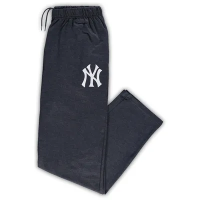 New York Yankees Big & Tall Pajama Pants - Heathered Navy
