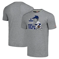 T-shirt caricature gris Hommage Anthony Volpe pour hommes des Yankees de New York