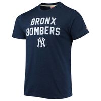 Men's Homage Navy New York Yankees Hyper Local Tri-Blend T-Shirt