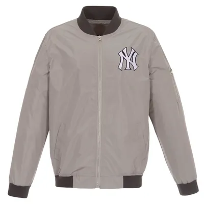 New York Yankees JH Design Lightweight Nylon Bomber Jacket