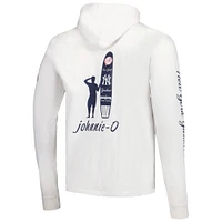 Men's johnnie-O White New York Yankees Eddie Long Sleeve Hoodie T-Shirt