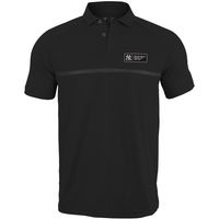 Men's Levelwear Black New York Yankees Blackout Sector - Polo