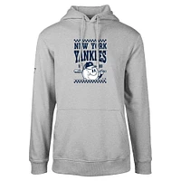 Men's Levelwear Gray New York Yankees Podium Inaugural Pullover Hoodie