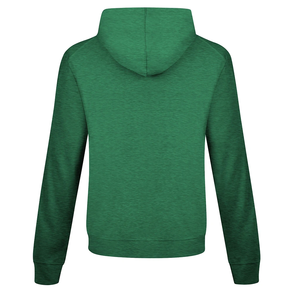 Men's Levelwear Green New York Yankees St. Patrick's Day Relay Shamrock Pullover Hoodie