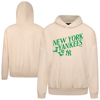 Men's Levelwear  Khaki New York Yankees St. Patrick's Day Pullover Hoodie
