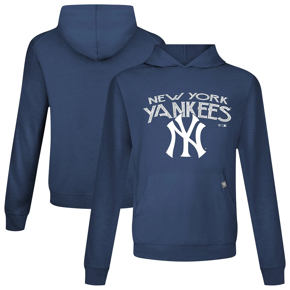 Men's Levelwear Navy New York Yankees Accolade Relay Mission Pullover Hoodie