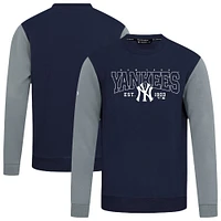Men's Levelwear Navy New York Yankees Accolade Ultimate Textbook Pullover Sweatshirt