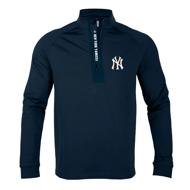 New York Yankees '47 Interstate Pullover - Navy/Heathered Gray